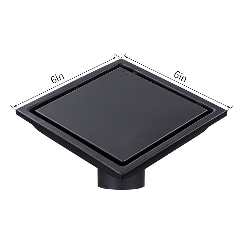 304 Stainless Steel Invisible Floor Drain – Bathroom Deodorizing American-Style Floor Drain