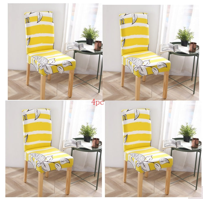 Elastic Siamese Solid Color Stretch Office and Hotel Chair Cover