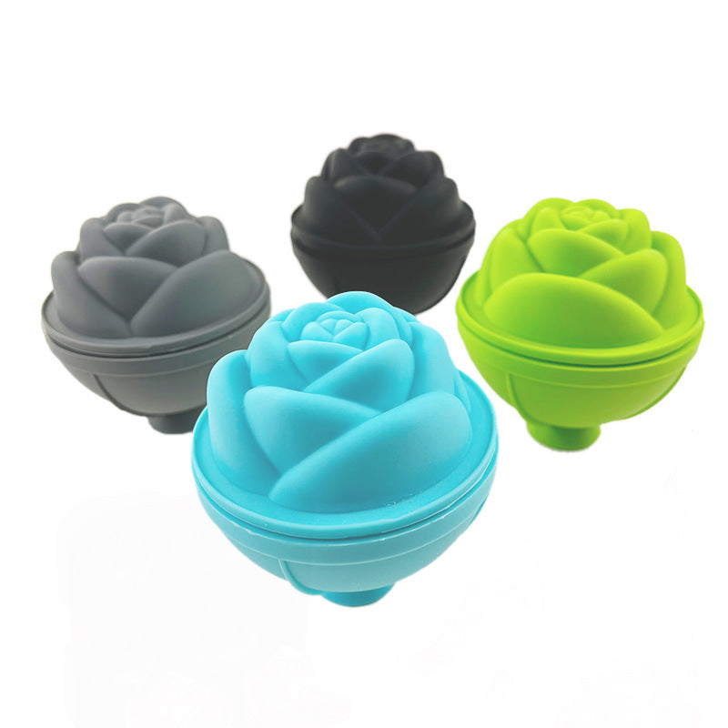 Rose Ice Cube Mold – Silicone Tray for Drinks & Beauty Skincare
