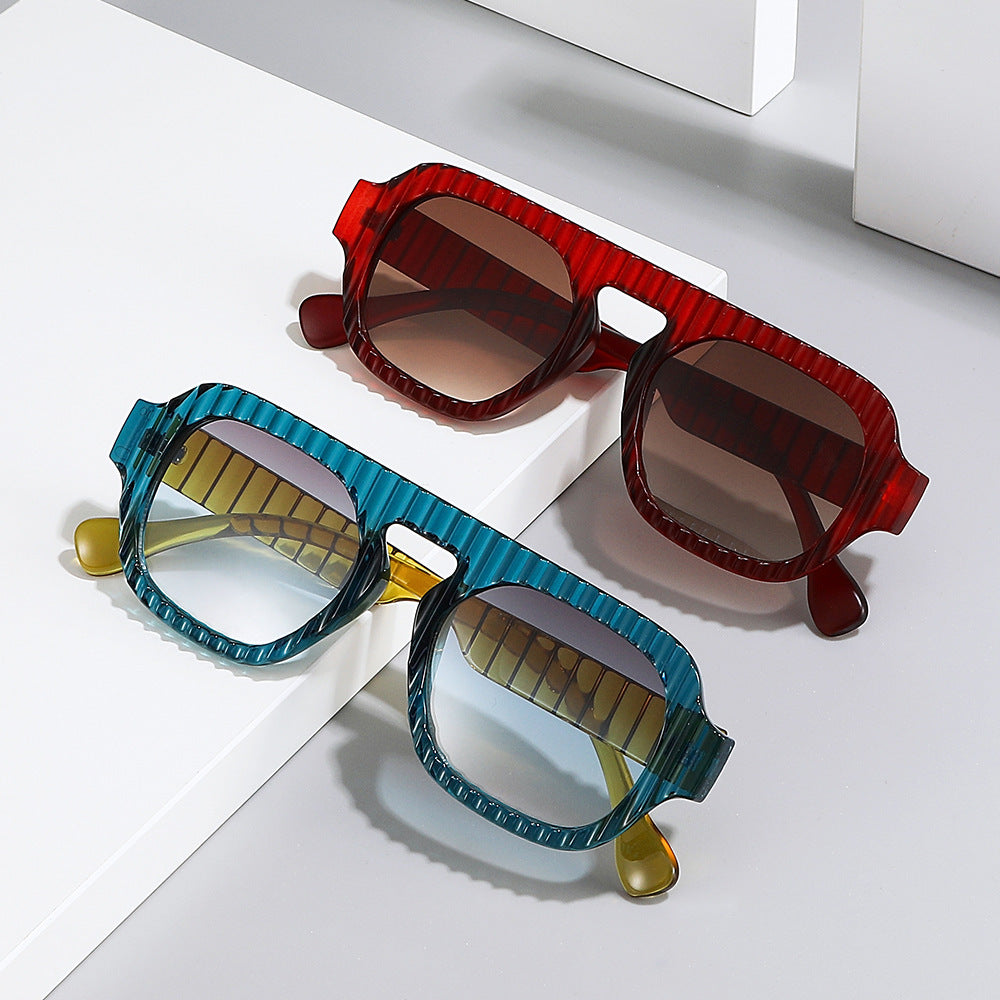 Square Frame Fashion Sunglasses – UV Protection for Men & Women