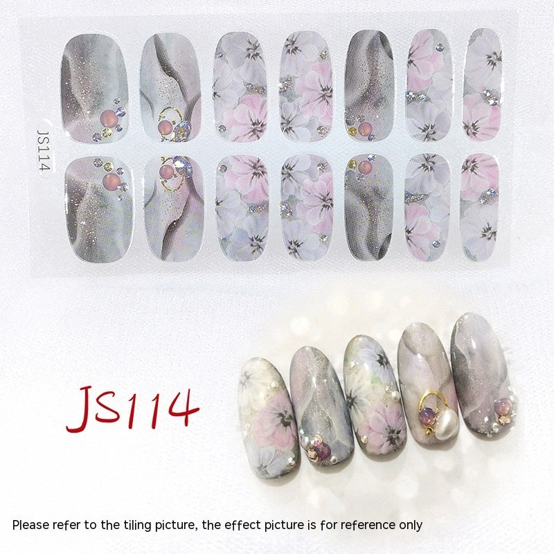 Three-dimensional Craft Crystal Nail Oil Film Crystal Glass Nail Sticker