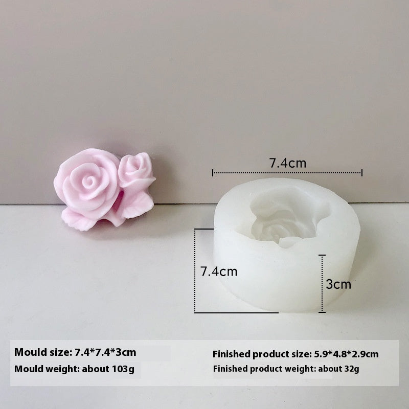 Flower Aromatherapy Candle Silicone Mold DIY