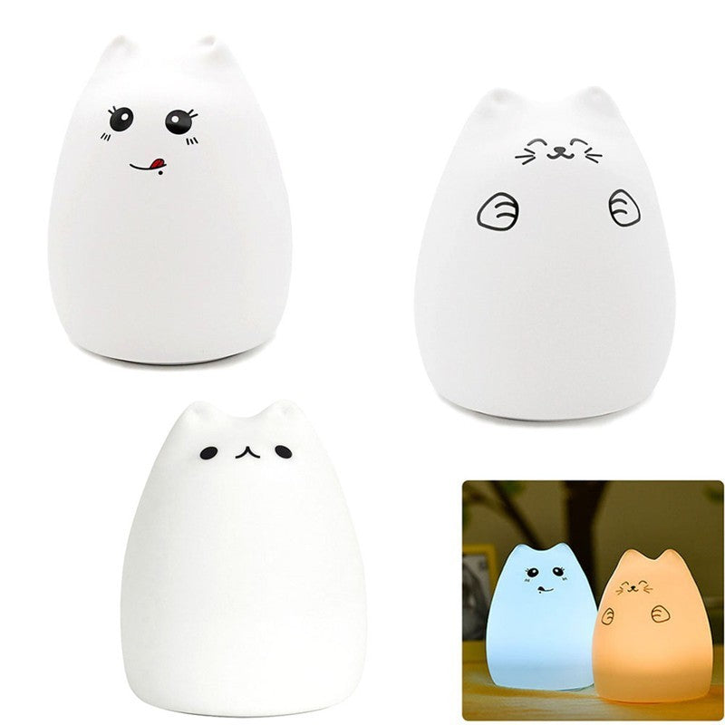Silicone Night Light For Kids With Touch Sensor Glow