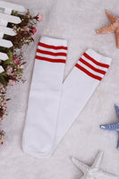 Red Striped Socks