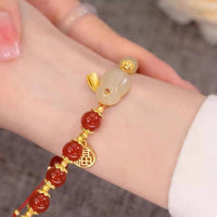 S33 Jade Hare Bracelet