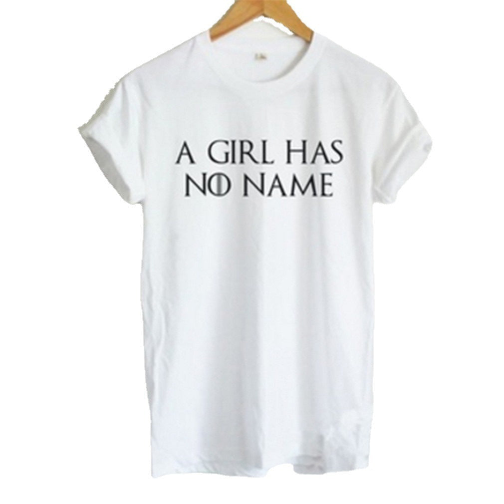 Women's Round Neck Short-sleeved T-shirt Cool Top