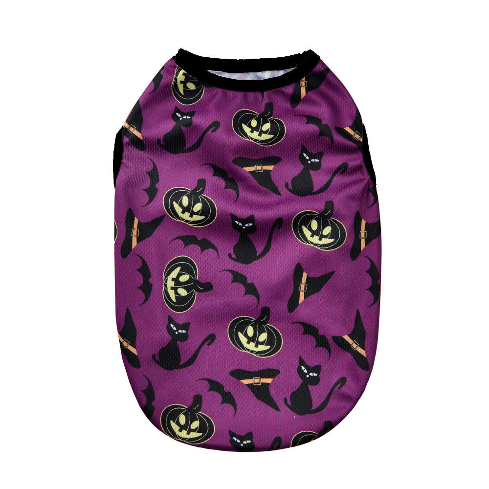Halloween Pet Clothes – Dog and Cat Outfit for Spring, Summer, and Autumn Wear