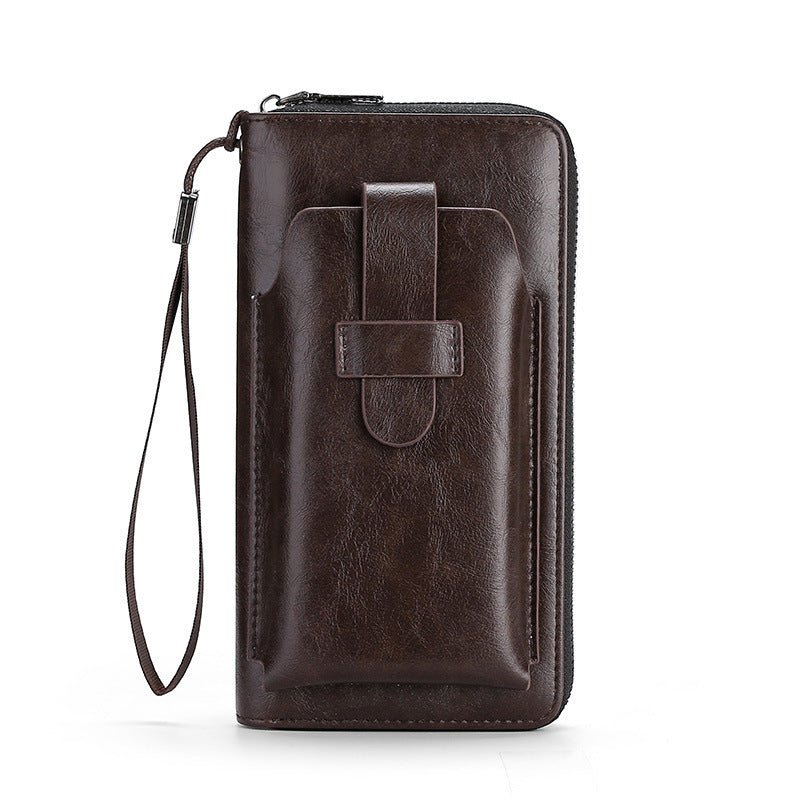 Men's Wallet Long Multi Card Slots Business Zipper