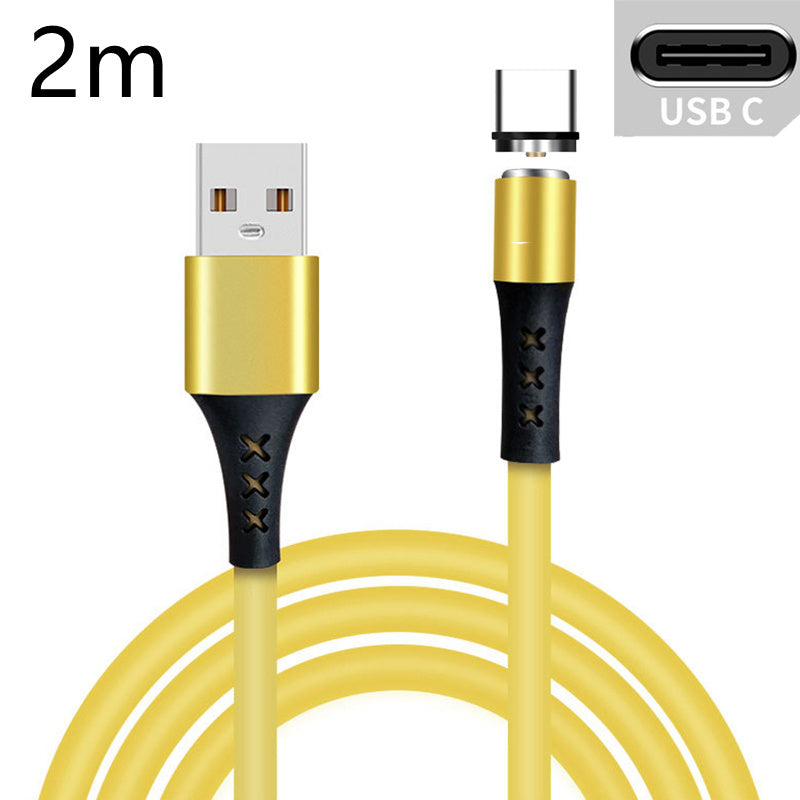 Silicone Fast Charging Mobile Phone Data Cable