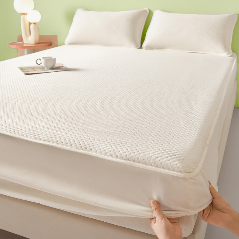Fitted Sheet Machine Washable Single Double Soft Mat