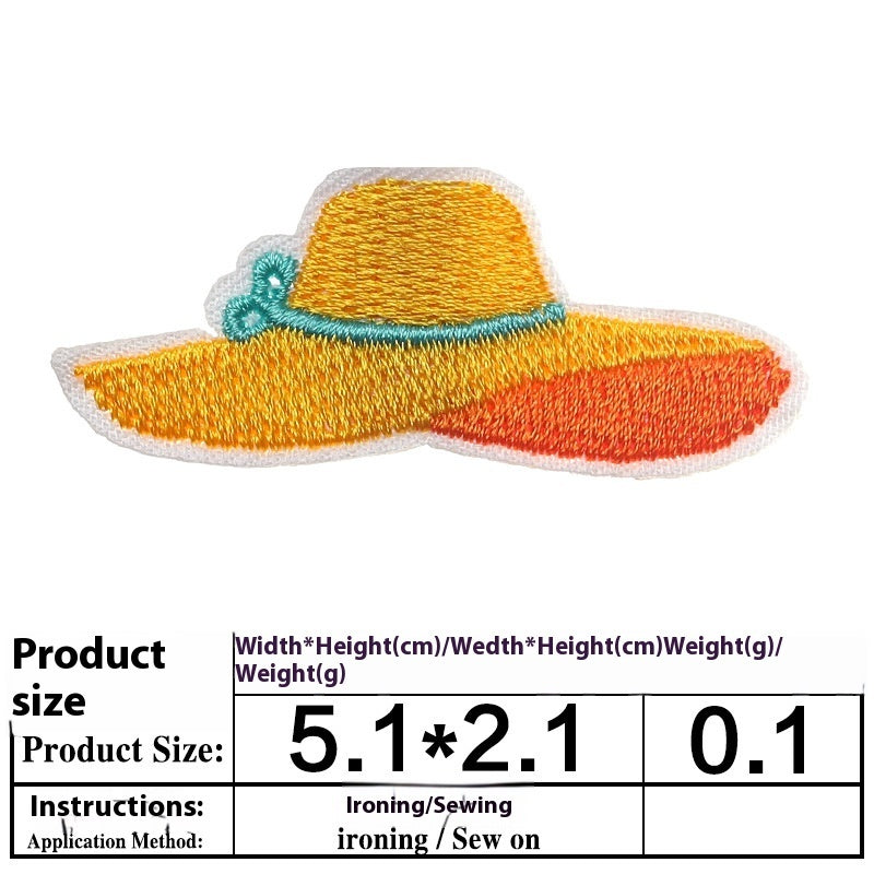 Embroidered Cloth Stickers – Decorative Patches for Clothes, Shoes, and Bags