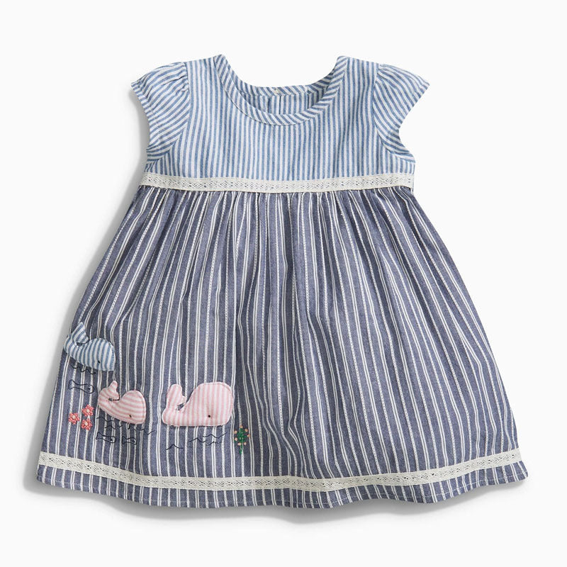 Woven Sleeveless Girls’ Dress – Summer Casual Toddler Outfit