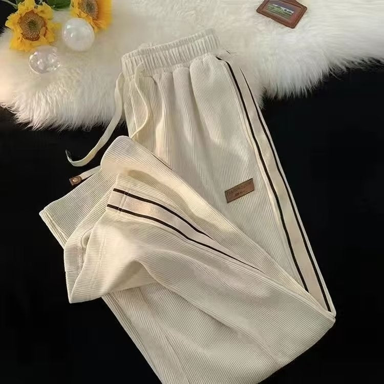 Men’s Thick Fleece Sweatpants – Autumn & Winter Warm Pants