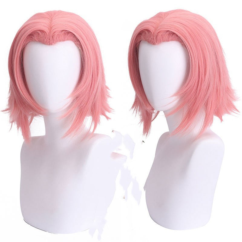 Sakura Gray-pink COS Wig