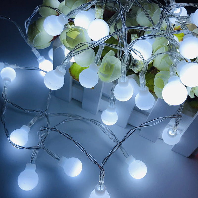 LED Ball String Lights Outdoor Waterproof Colorful Camping Ambience and Christmas Decoration