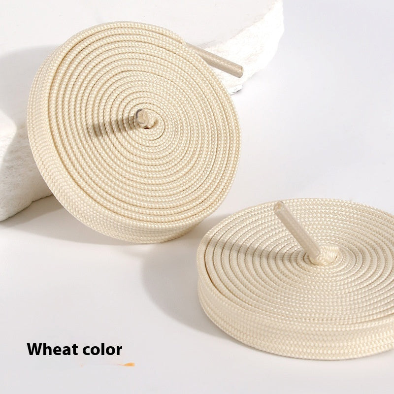 High-Top Canvas Shoe Woven Shoelaces – Durable Footwear Laces