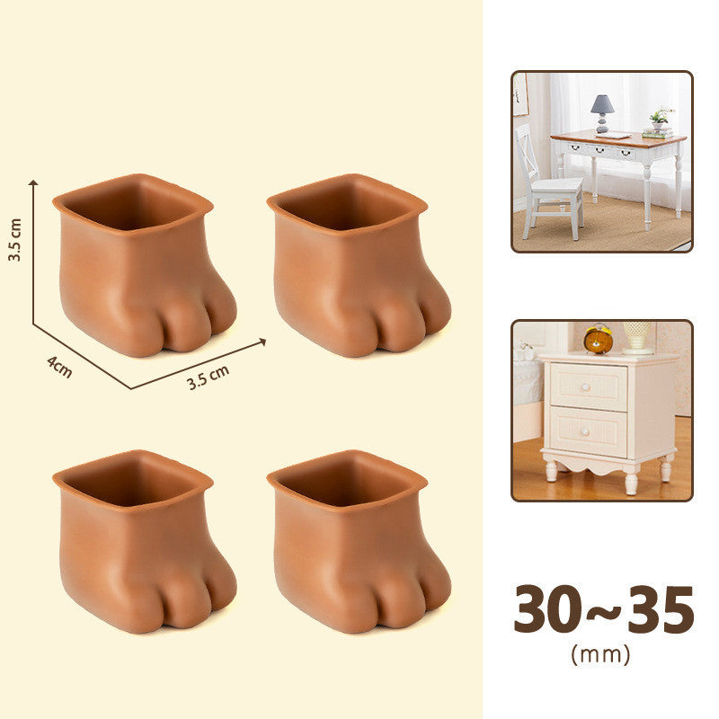 Silicone Table And Chair Foot Cover Cute Claw Table And Chair Protective Cover