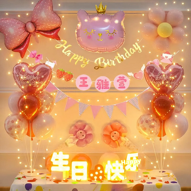 Scene Setting Supplies Happy Birthday To Girls