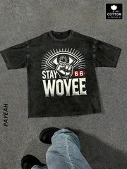 Men's Printed Short Sleeved Shirt
