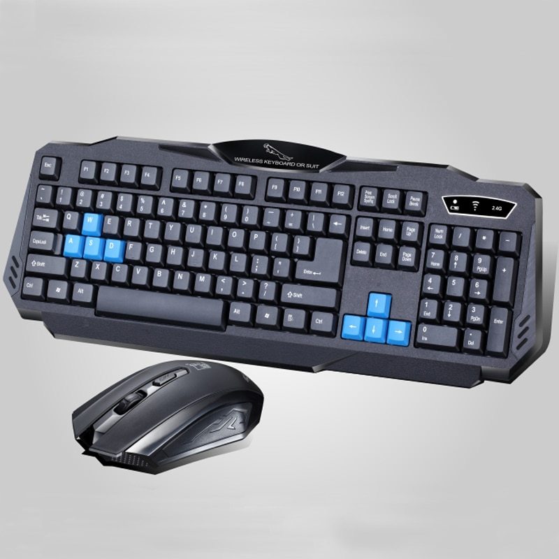 Durable Colorful Ergonomic Wireless Keyboard & Mouse Combo – Office & Home