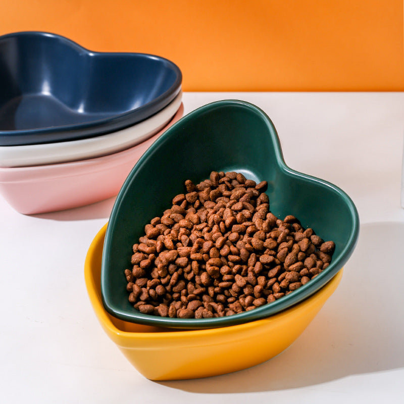 Ceramic Bowl For Protecting Cervical Spine And Oblique Mouth