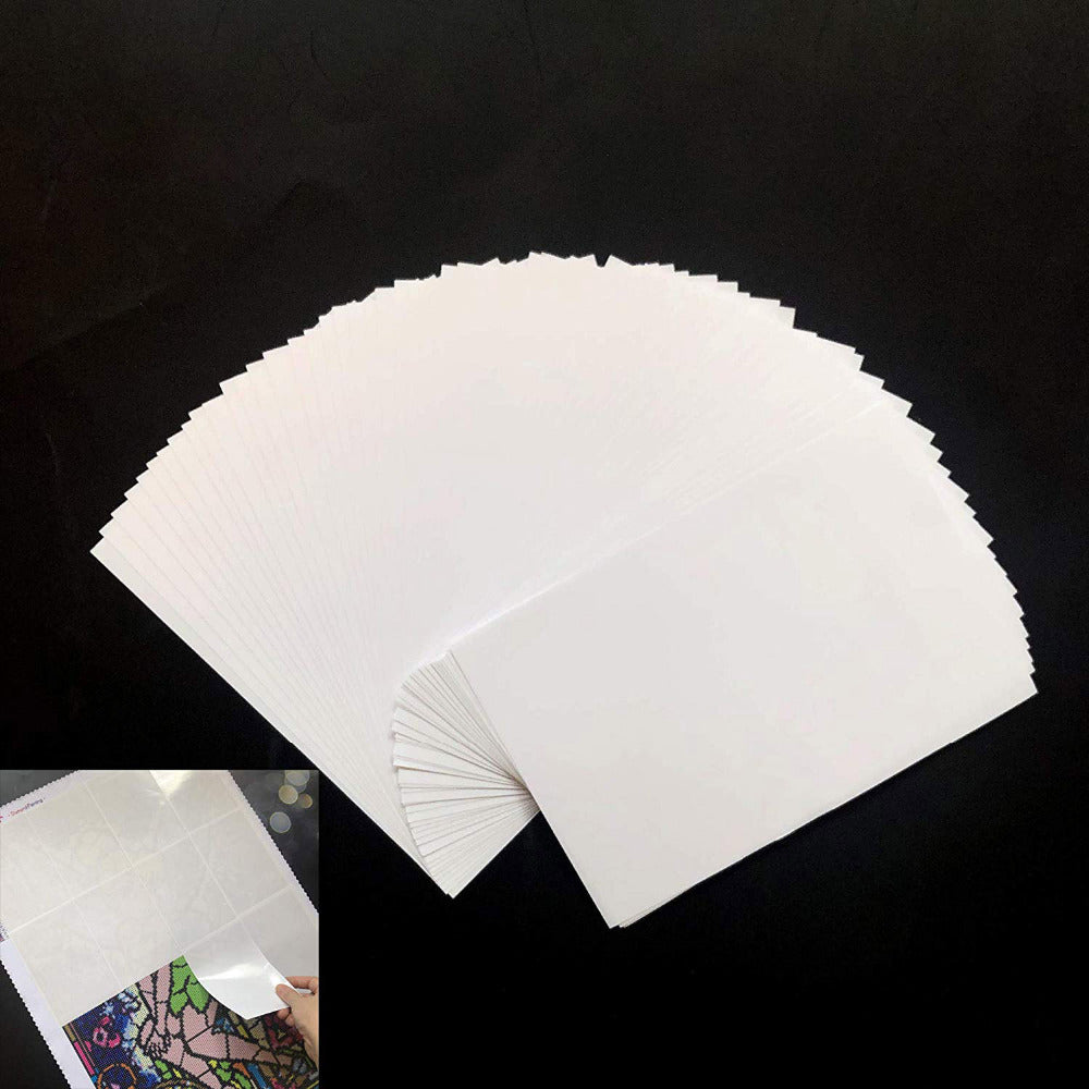 Double-Sided Silicone Oil Paper – Diamond Painting Repair Paper for Cross Stitch