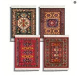 4 Sets Of Carpet Drinks Heat Insulation Coaster