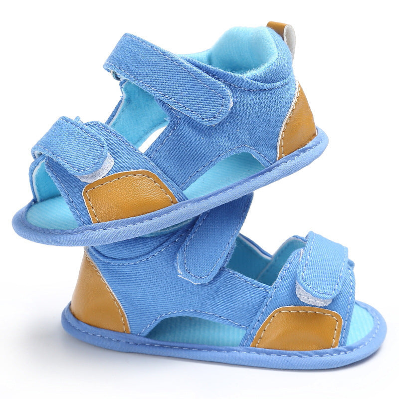 Denim Baby Velcro Sandals – Toddler Shoes