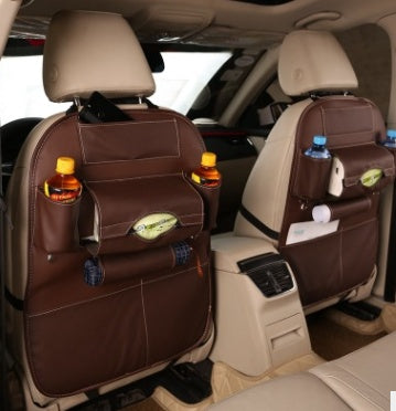 Leather Car Seat Side Organizer Box – Gap Filler Storage