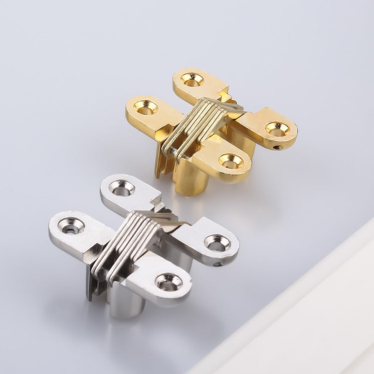 Small Zinc Alloy Invisible Folding Door Hinge