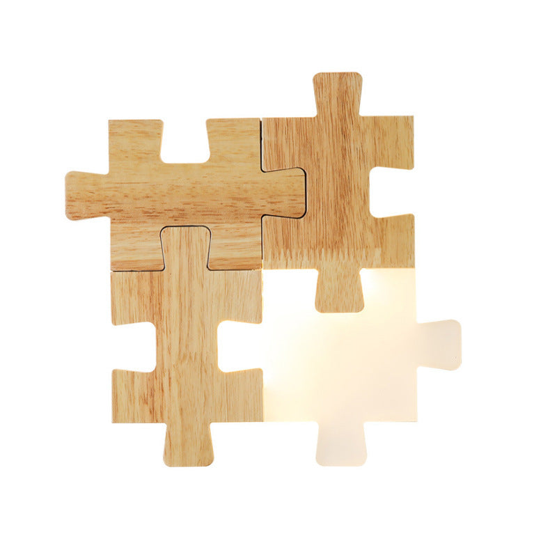 Bedroom Bedside Simple Hallway Corridor Aisle Building Block Wall Lamp