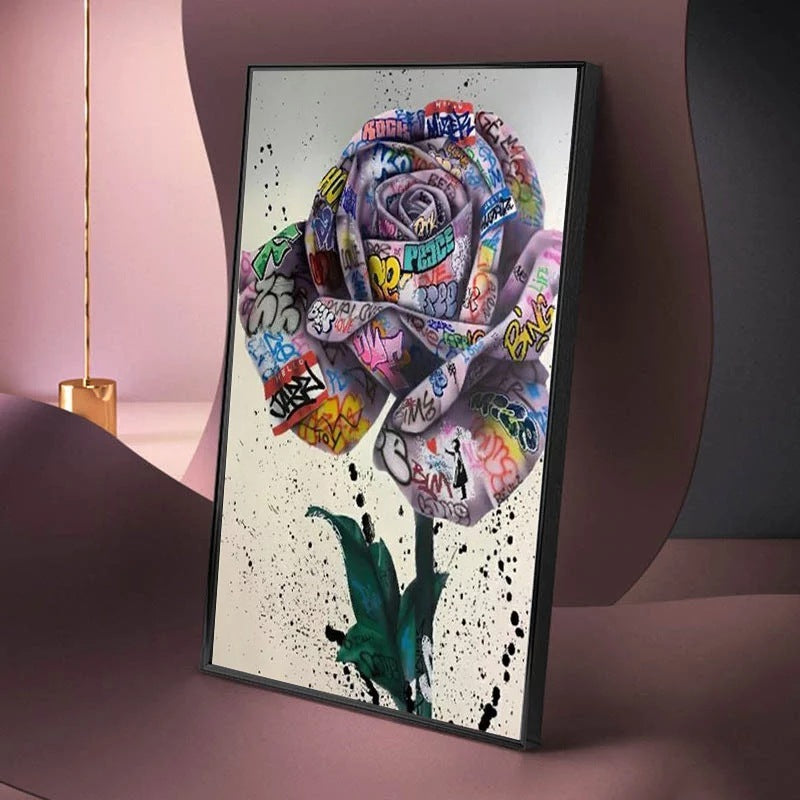 Frameless Wall Hanging Art – Canvas Painting for Bedroom Decoration