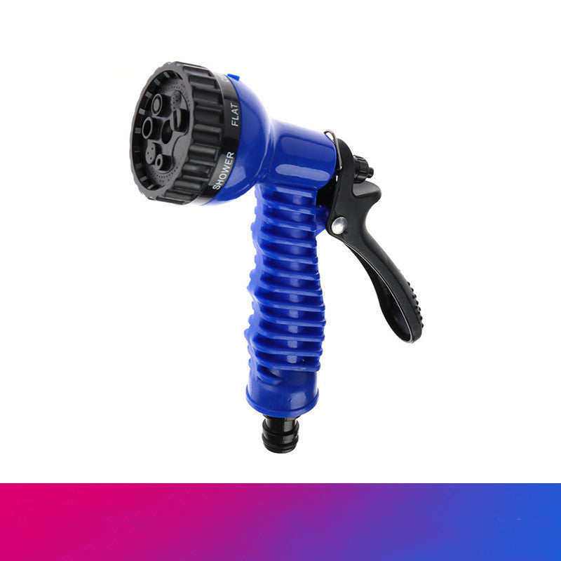 Garden Telescopic Hose with ABS Sprinkler Gun – Plastic Handle, Multiple Length Options for Car Washing & Garden Watering