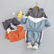 Unisex Kids Cartoon Cotton Leisure Two Piece Set Regular