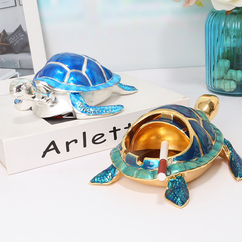 Home Creative Turtle Shaped Ashtray Ornament