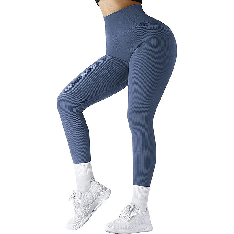 Women’s High-Waist Slim Fit Solid Color Pants – Fashion Casual Nylon Stretch