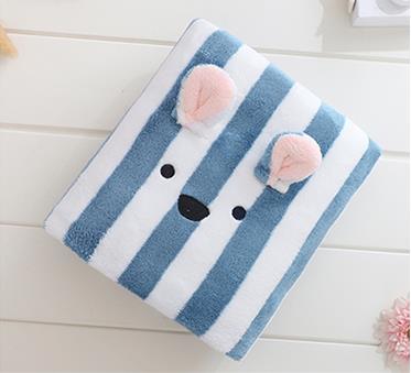 Children's cartoon super soft cotton gauze bath towel