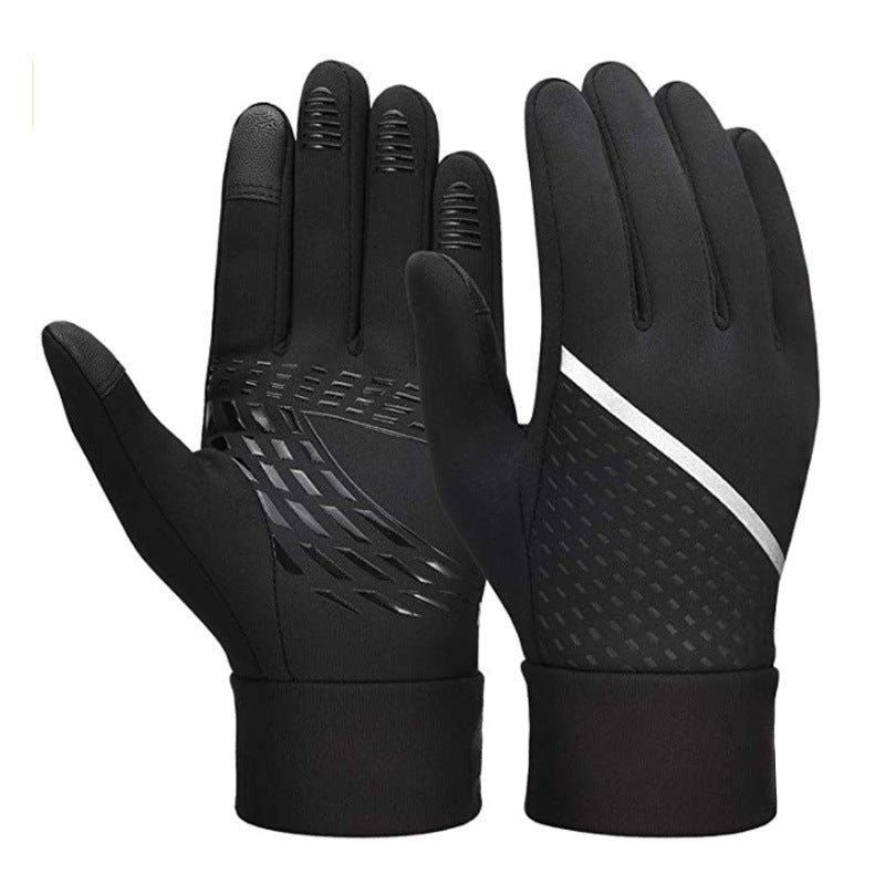 Striped Bicycle Gloves – Warm Riding Gear for Adults & Children