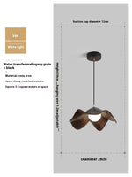 Black Walnut 28CM White Light