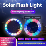 Touch Car Solar Strobe Light Multi-mode