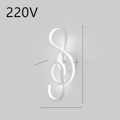 Silicone Shade LED Bedside Wall Lamp Button Switch