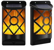 Solar wall lamp induction lamp flame torch flame flare flame flicker 66LED garden lawn lamp