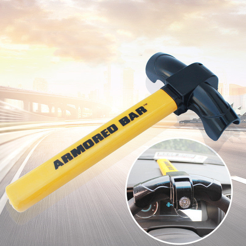 T-shaped car steering wheel lock