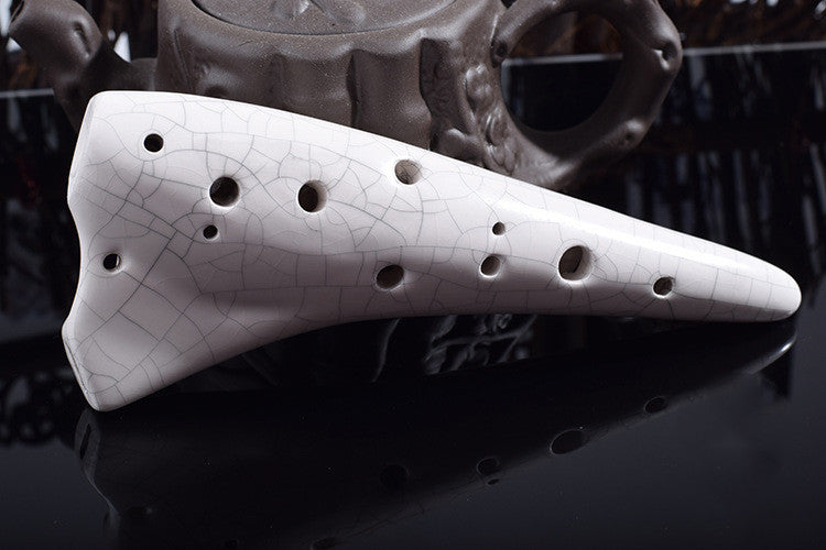 Submarine small Ocarina 12 hole treble C adjustable porcelain flute