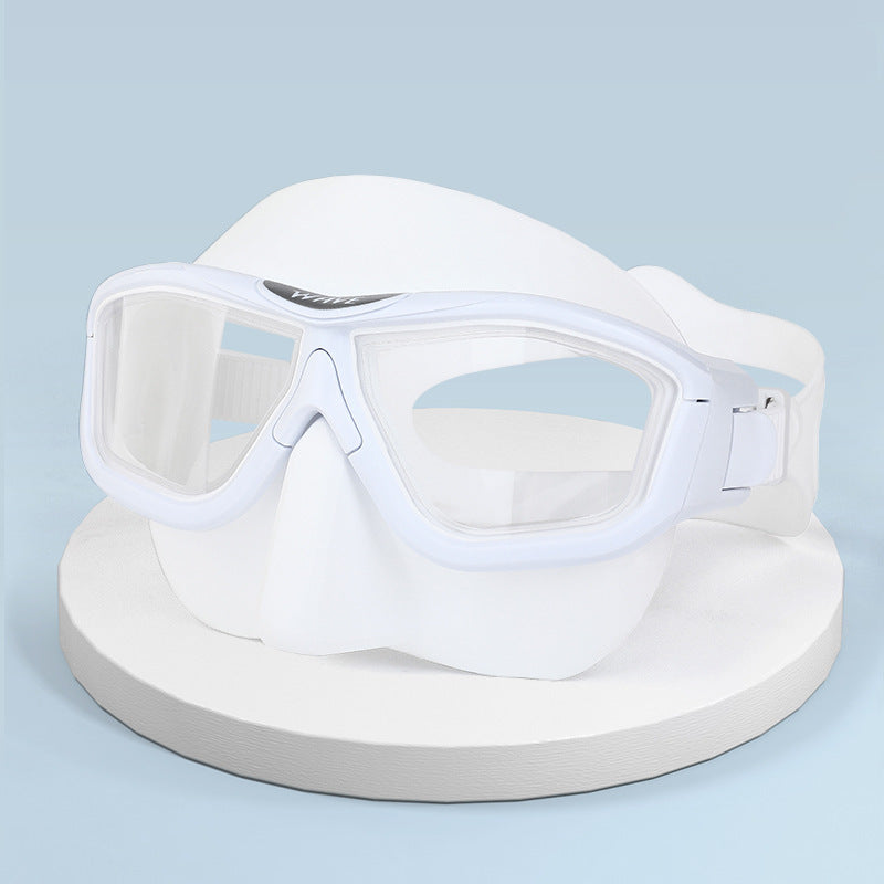 Professional Anti-fog Big Box Glasses Head Free Diving