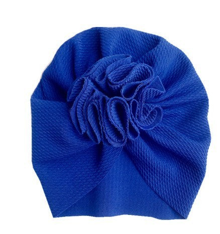 Unisex Hooded Baby Hat Cotton Twill Floral One Size