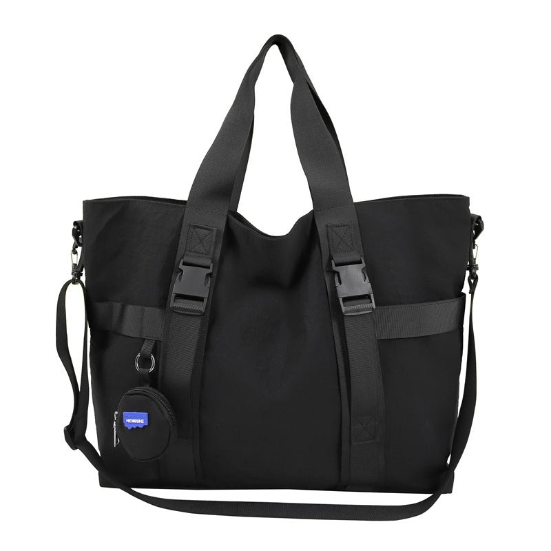 Men's Oxford Cloth Casual Travel Shoulder Bag Large