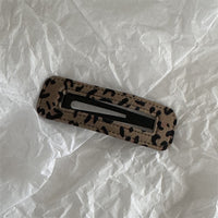 Coffee leopard long square