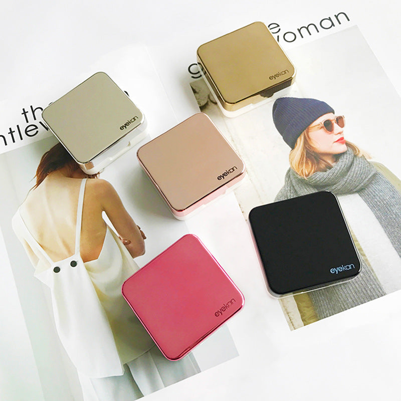 Stylish Plastic Contact Lens Case – Compact & Travel-Friendly