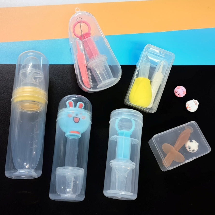 Plastic Teether Box Toothbrush Spoon Storage Box